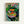 Modern art poster with a swimming goldfish rendered in bold colors and organic shapes characteristic of early 20th-century modernism, hung on wall.