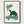 Japanese Woodblock Turtle Poster poster in black frame