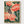 Art Nouveau Peony Print poster in oak frame