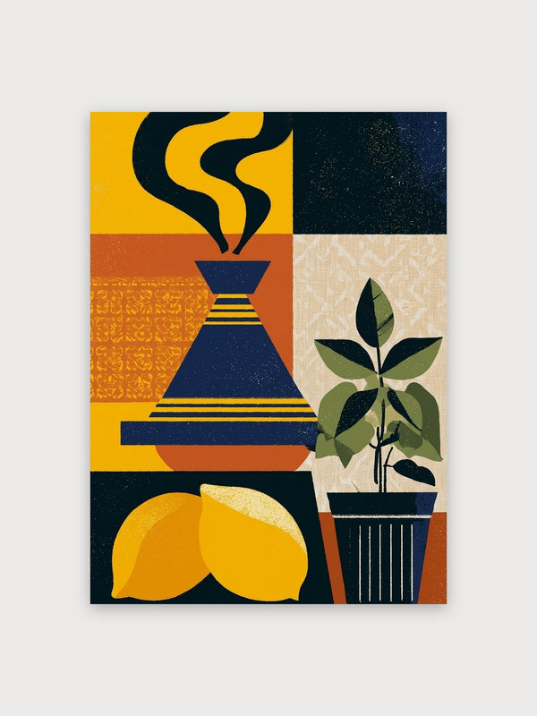 Modern Kitchen Still Life Geometric - Digital Download