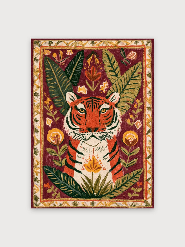 Tiger Botanical Garden Vintage - Digital Download