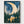 Crescent Moon Print poster in black frame