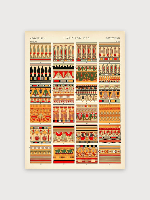 Egyptian Ornamental Patterns Study - Digital Download