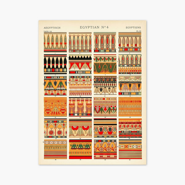 Ancient Egyptian Ornament Print art print