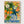 Watercolor Flowers Print poster in oak frame