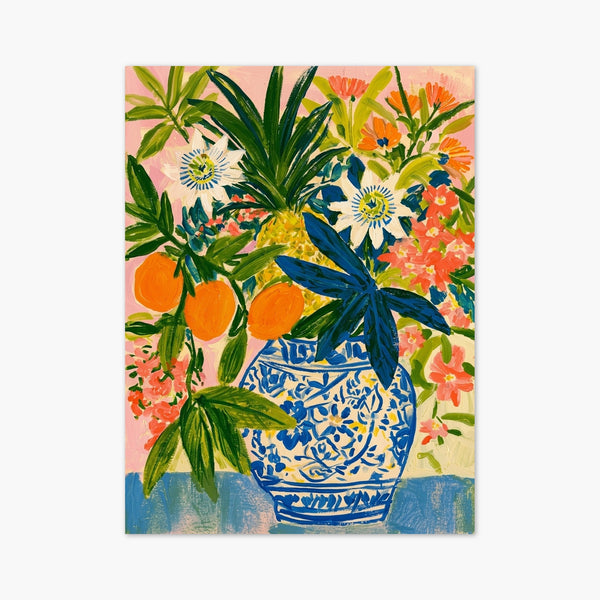 Watercolor Flowers Print art print