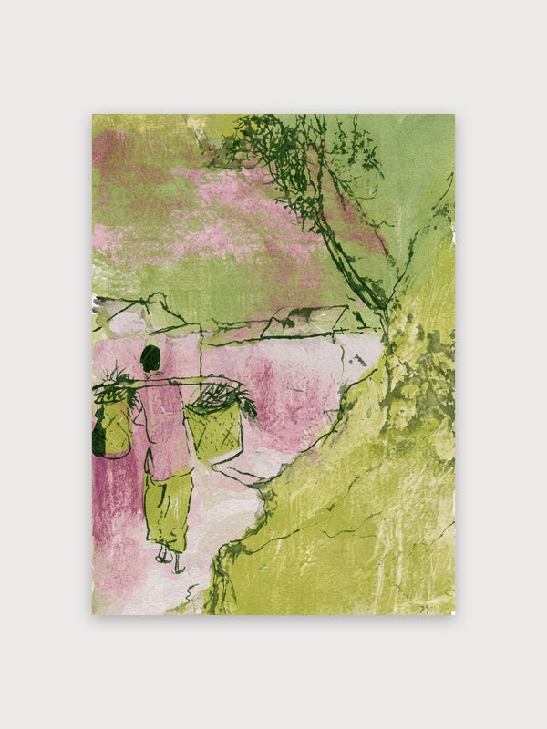 Watercolor Hanging Garden Plants - Digital Download