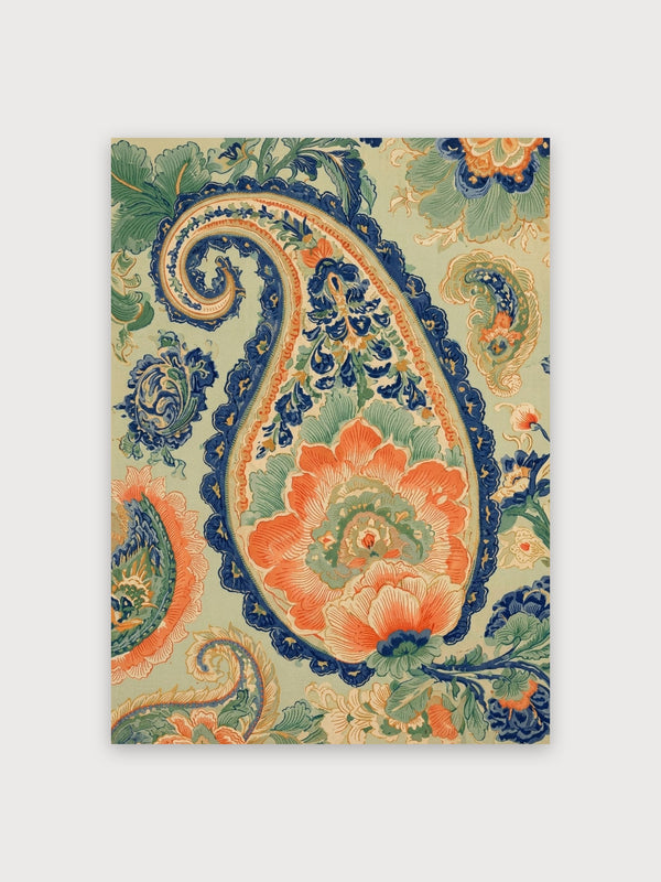 Art Nouveau Botanical Paisley Pattern - Digital Download