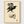 Raven Bird Skull Line Art Print poster in oak frame