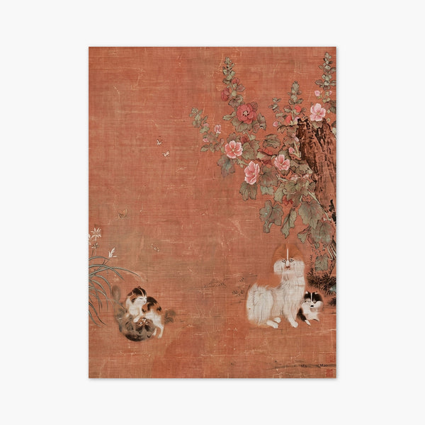 Mao Chinese Silk Scroll art print