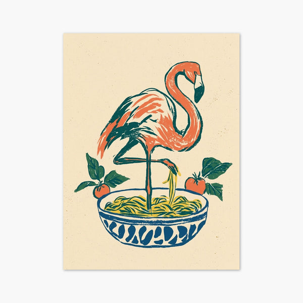 Flamingo Poster art print