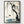 Ito Jakuchu Bird Print poster in black frame
