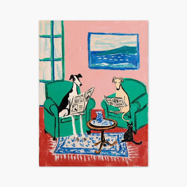 Dog Painting Poster art print