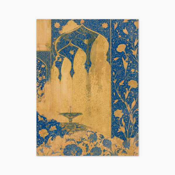 Persian Palace Miniature Art art print