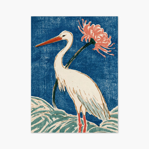 Crane Art Print art print