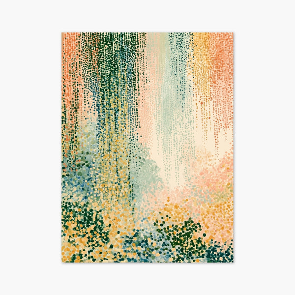 Abstract Pointillist Wall Art art print