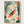 Koi Fish Wall Art poster in oak frame