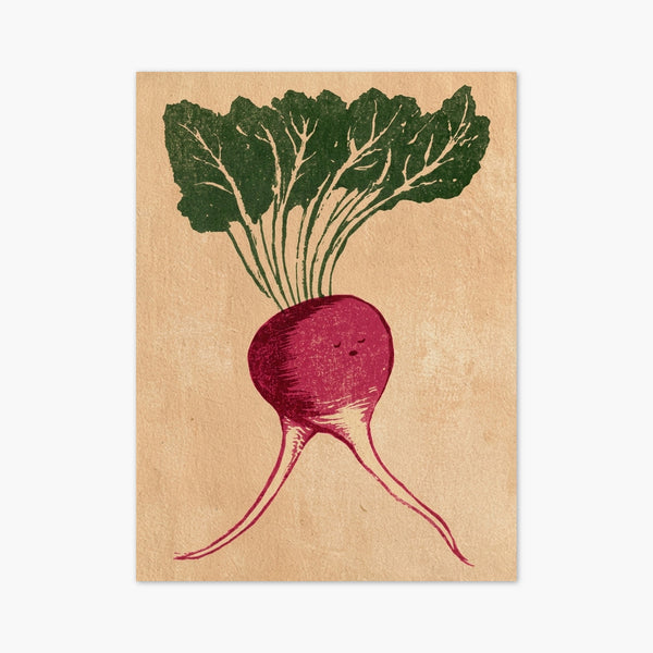 Vintage Radish Botanical Print art print