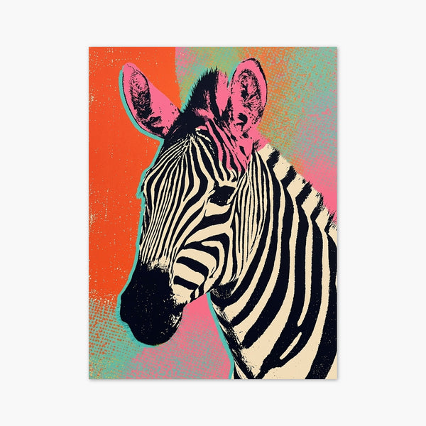 Pop Art Zebra Poster art print