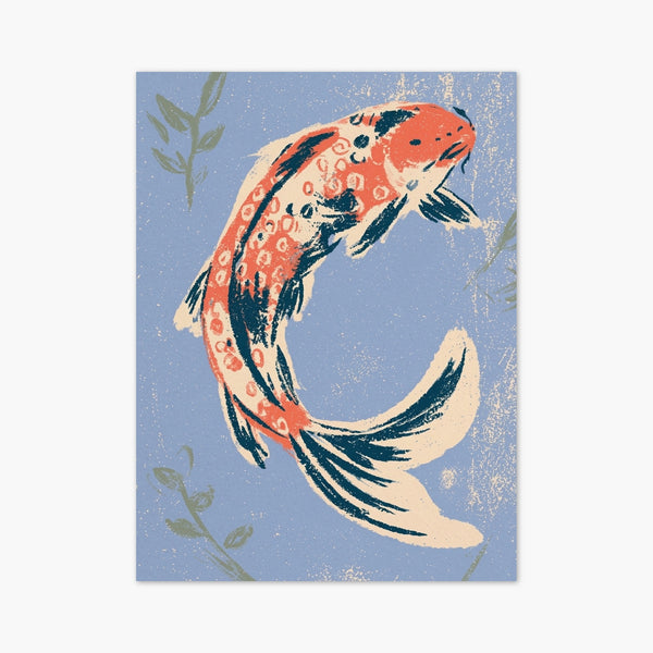 Koi Fish Wall Art art print