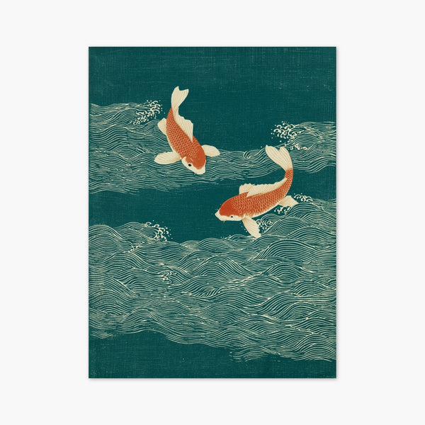 Koi Fish Wall Art art print