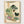 Japanese Watercolor Market Scene poster in oak frame