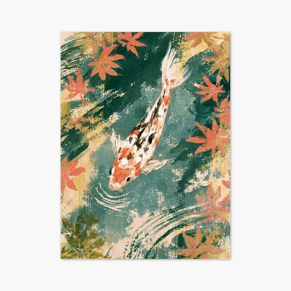 Koi Fish Wall Art art print