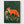 Fox With Lantern Folk Art Print poster in black frame