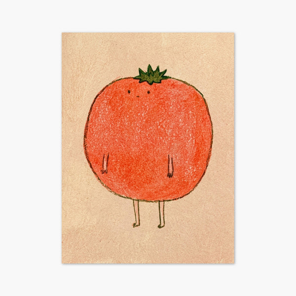 Whimsical Tomato Print art print