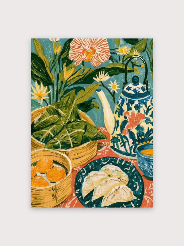 Retro Kitchen Garden Still Life - Digital Download