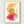 Watercolor Fruit Print poster in oak frame