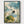 Crane Bird Print poster in black frame