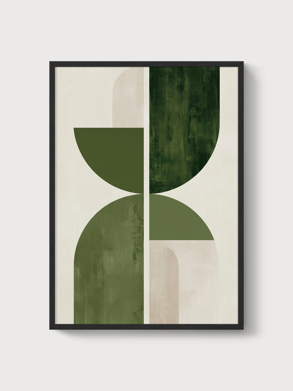 MCM Wall Art poster in black frame