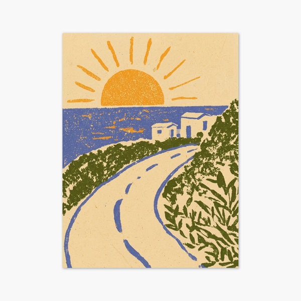 Here Comes The Sun Poster art print