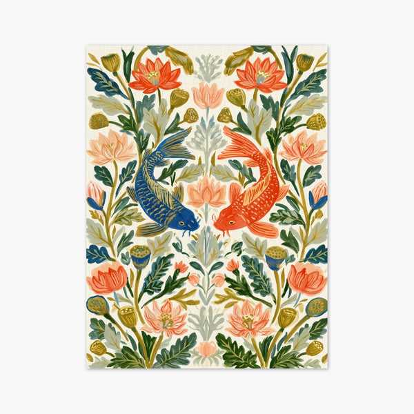 Koi Fish Wall Art art print