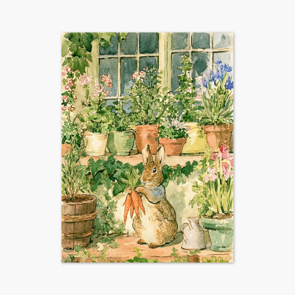 Peter Rabbit Watercolor Print art print