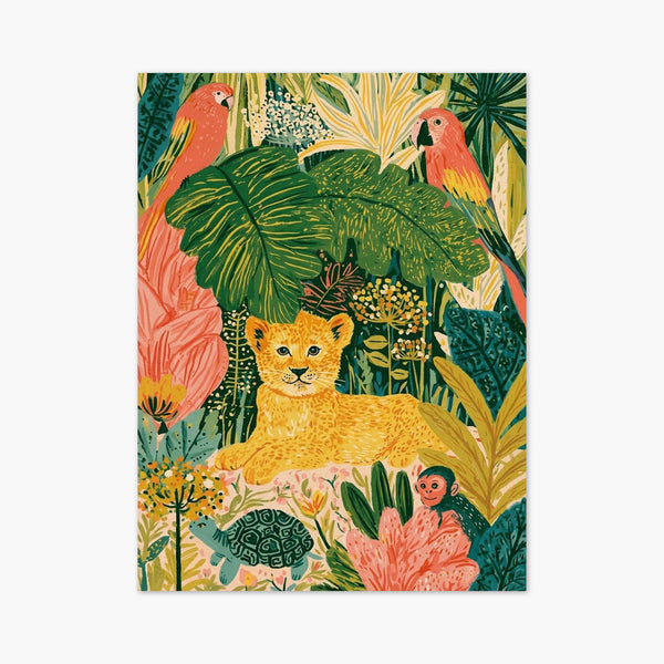 Lion Poster art print