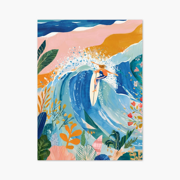 Surfer Print art print