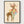 Deer Painting with Flowers poster in black frame