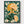 Art Nouveau Bird Print poster in black frame