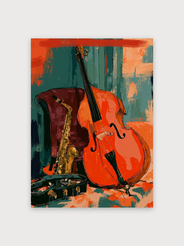 Jazz Instruments Pop Art - Digital Download