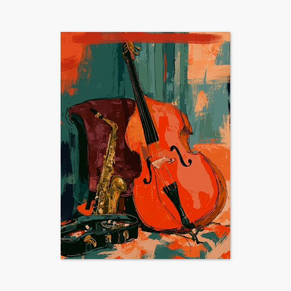 Pop Art Jazz Poster art print