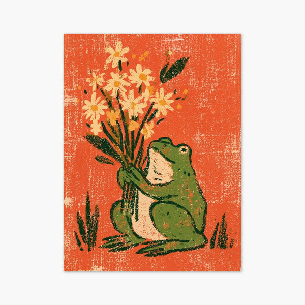 Frog Poster art print