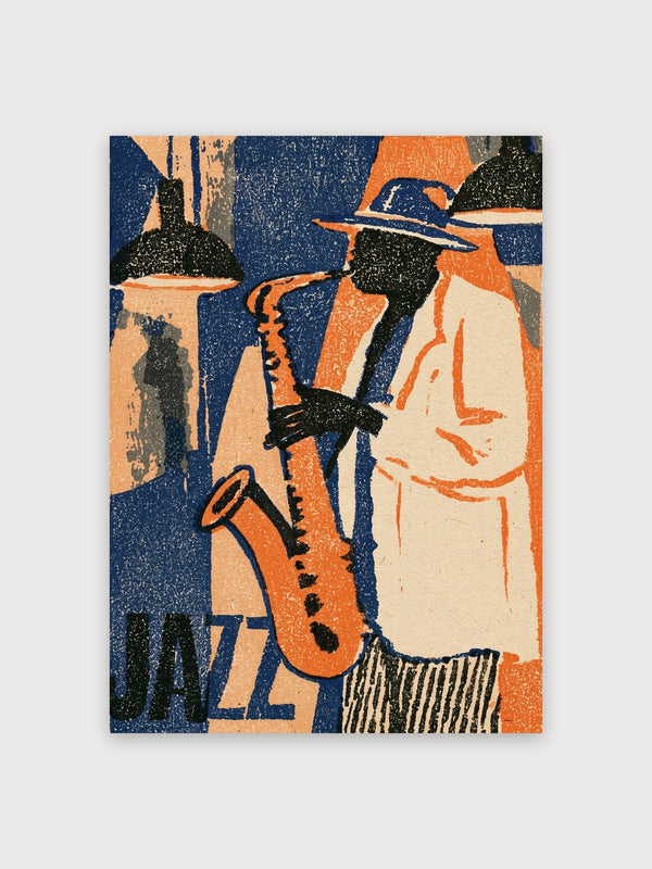 Art Deco Jazz Musicians Poster - Digital Download