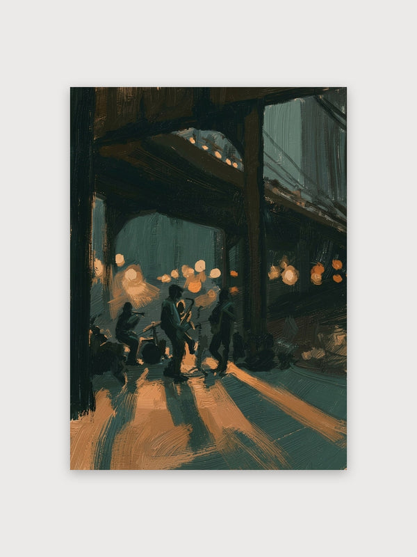 Evening Cafe Interior Lights - Digital Download