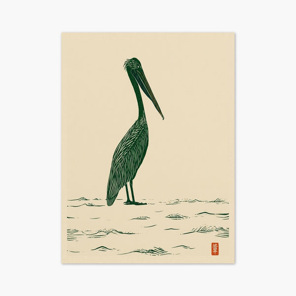 Pelican Bird Print art print