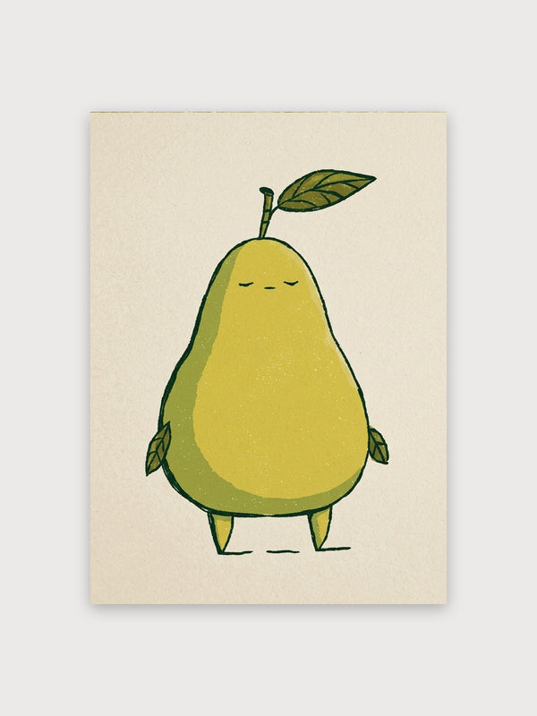 Peaceful Pear Character - Digital Download