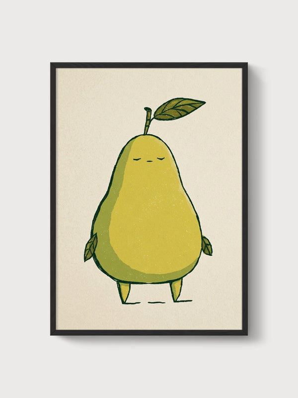 Fruit Wall Art poster in black frame