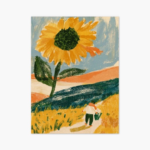 Sunflower Painting art print