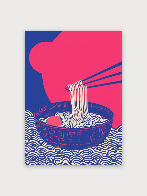 Noodle Bowl Showa Retro - Digital Download